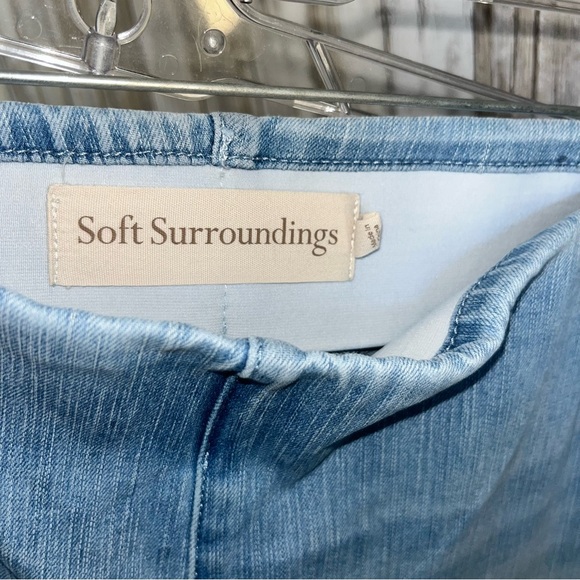 Soft Surroundings Ultimate Soft Pull On Snap Leg Jeans - Picture 6 of 6